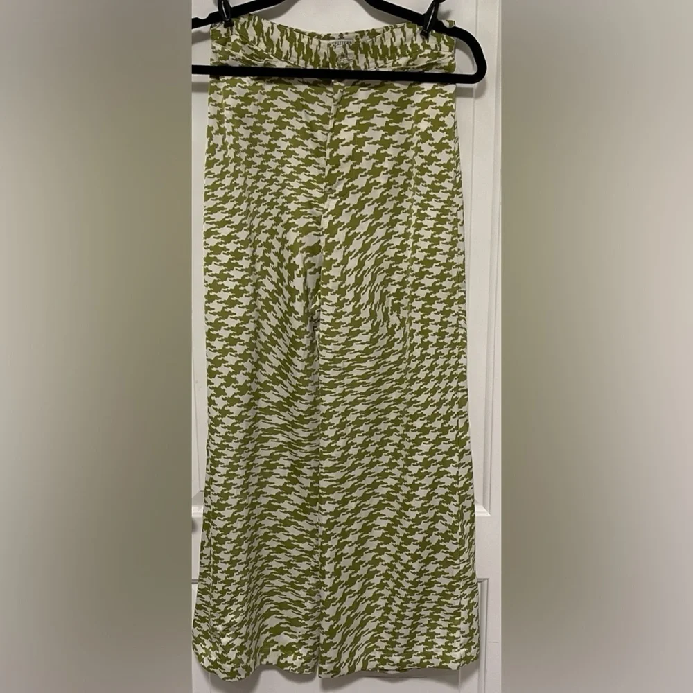 Urban Outfitters Green Palazzo Pants Womens Medium High Rise Boho Retro - Picture 3 of 16